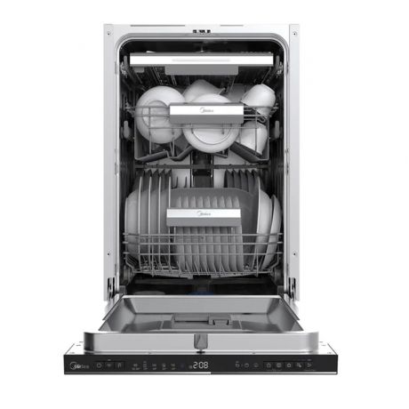MIDEA MDWEB1004MB-WI Εντοιχιζόμενο Πλυντήριο Πιάτων 10 Σερβίτσια 44.8cm με Wi-Fi MIDEA MDWEB1004MB-WI Εντοιχιζόμενο Πλυντήριο Πιάτων 10 Σερβίτσια 44.8cm με Wi-Fi